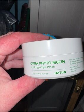 Okra phyto mucin hydrogel eye patches